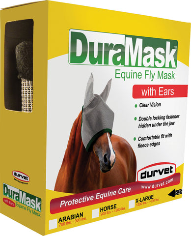 Durvet Fly             D - Duramask Fly Mask With Ears