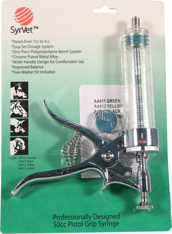 Neogen Ideal            D - Syrvet Professionally Designed Pistol Grip Syringe