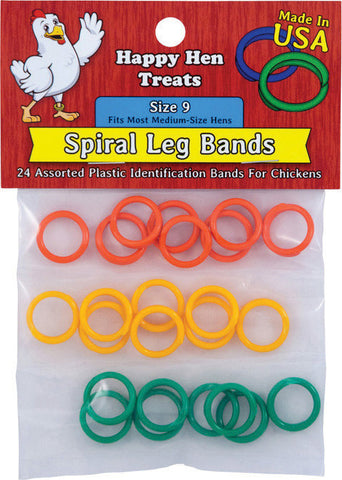 Durvet - Happy Hen    D - Spiral Leg Bands