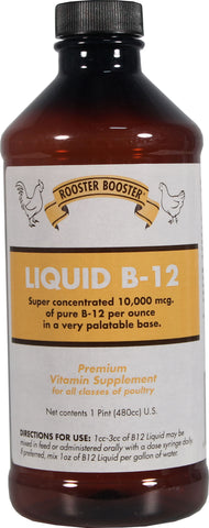 Durvet Inc              D - Rooster Booster Liquid Vitamin B-12