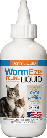 Durvet - Pet            D - Wormeze Feline Anthelmintic Liquid