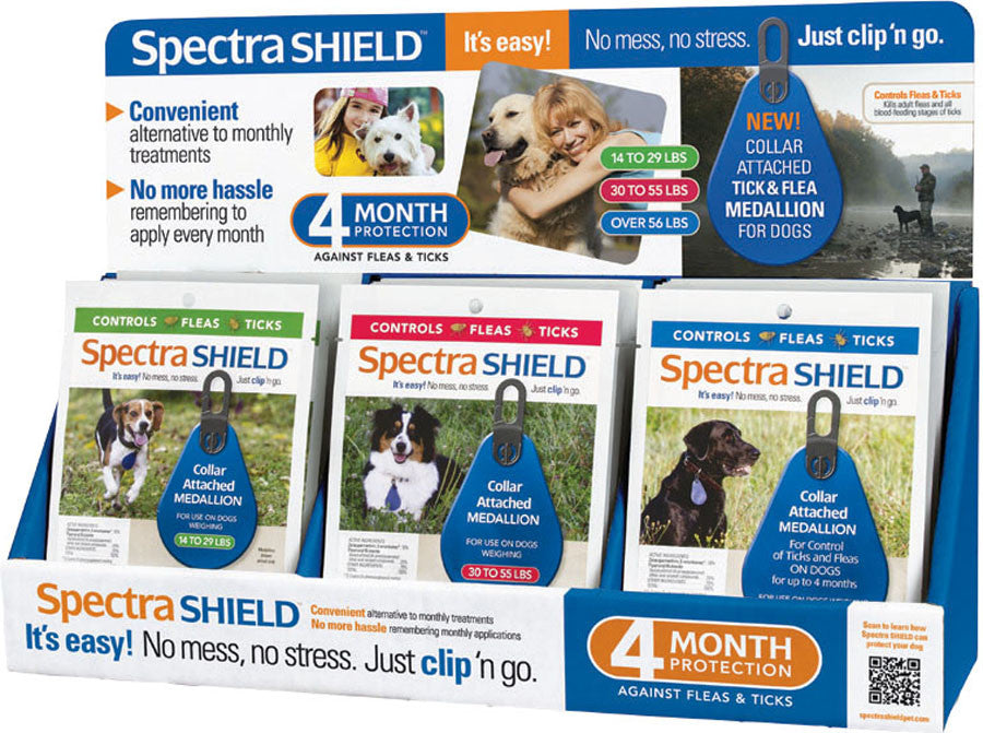 Durvet - Flea And Tick  D - Spectra Shield For Dogs Counter Display