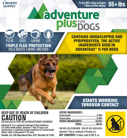 Durvet - Flea And Tick  D - Adventure Plus For Dogs 4-pack