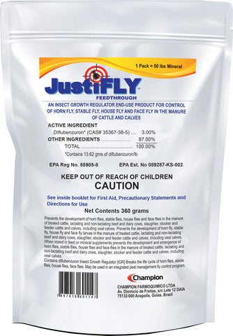 Durvet Fly             D - Justifly Feedthrough