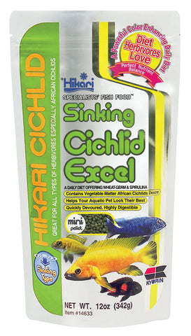 Hikari Sales Usa Inc - Cichlid Excel Sinking Pellets