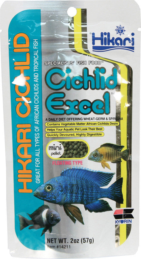 Hikari Sales Usa Inc - Cichlid Excel Mini Pellet