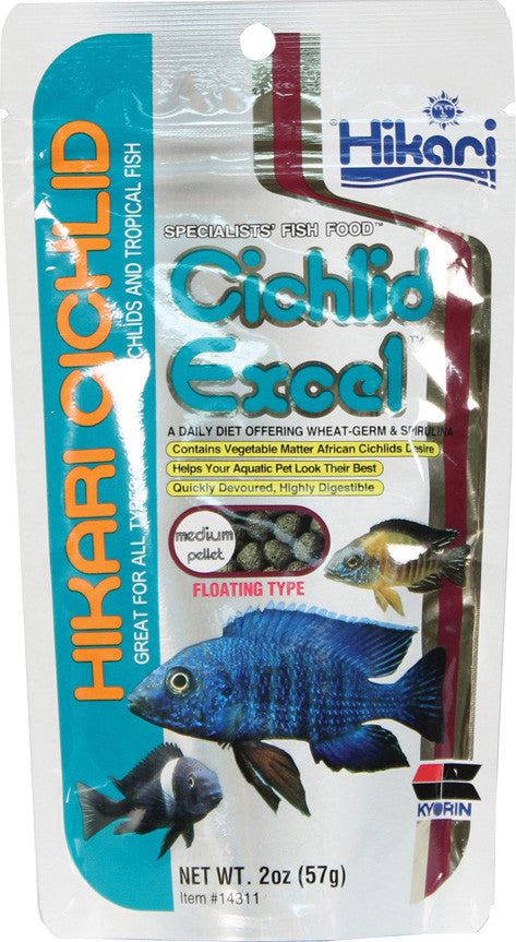 Hikari Sales Usa Inc - Cichlid Excel Medium Pellet