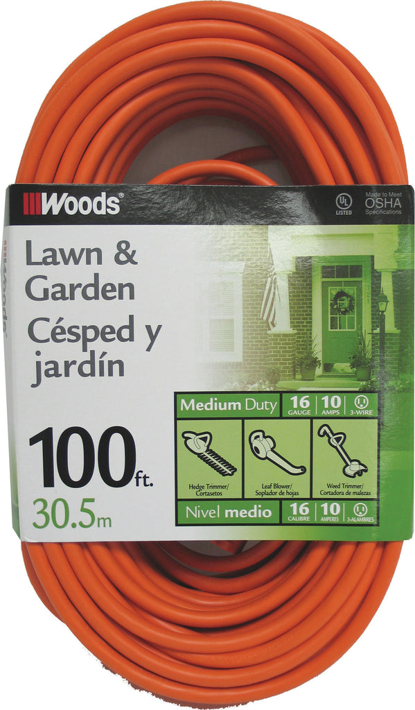 Coleman Cable        P - Medium Duty Lawn & Garden Extension Cord