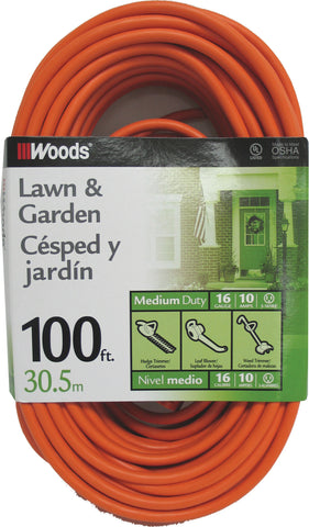 Coleman Cable        P - Medium Duty Lawn & Garden Extension Cord