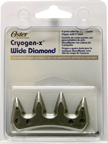 Oster Corporation - 4 Point Wide Diamond Cutter