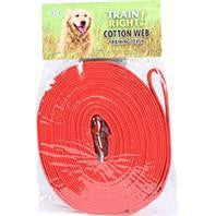 Coastal Pet Products - Train Right! Cotton Web Dog Training Leash