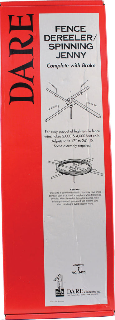 Dare Products Inc P-Wire Dereeler-spinning Jenny