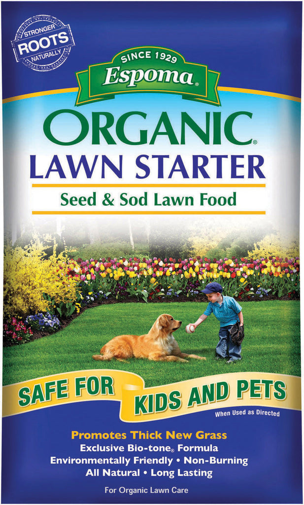 Espoma Company - Organic Lawn Starter Seed And Sod Lawn Food