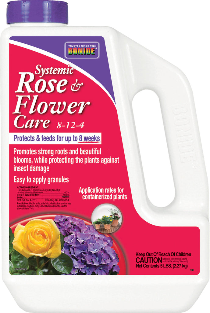 Bonide Products Inc     P - Systemic Rose & Flower Care 8-12-4