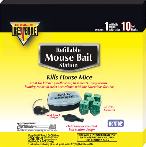 Bonide Products-revenge - Revenge Mouse Bait Station Refillable