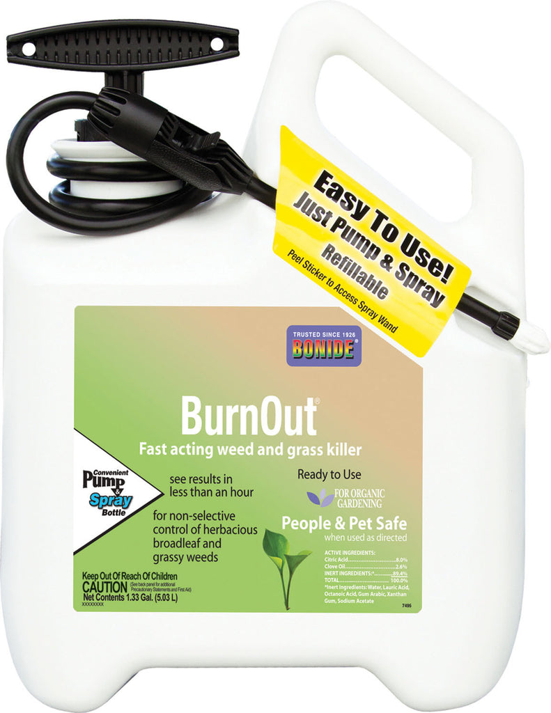 Bonide Products Inc     P - Burnout Weed And Grass Killer Rtu Pump N Spray