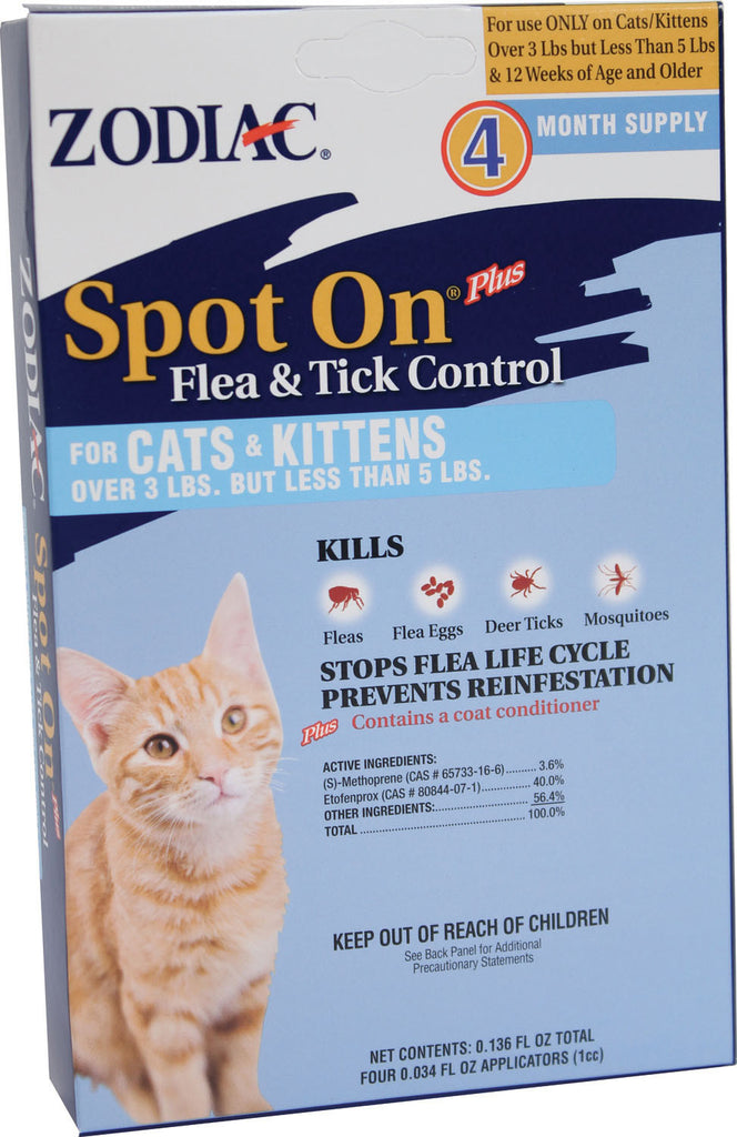 Farnam Pet - Zodiac Spot On Plus For Cats