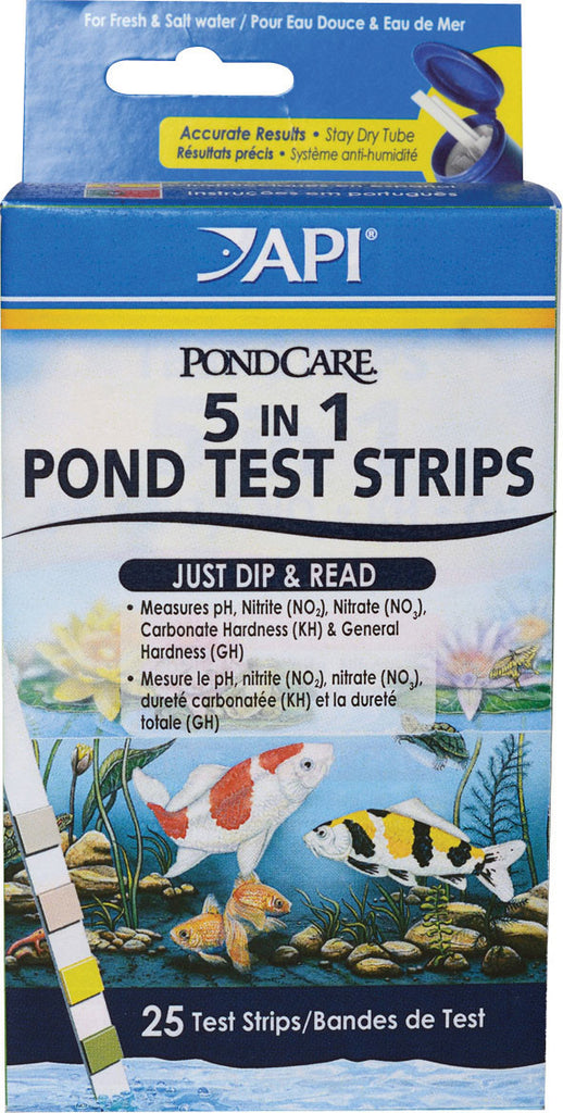 Mars Fishcare Pond - Pondcare 5 In 1 Pond Test Strips