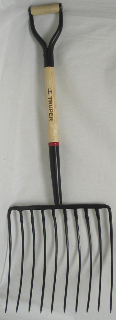 Truper Tools            P - Tru Pro 10 Tine Ensilage Fork D-grip Handle