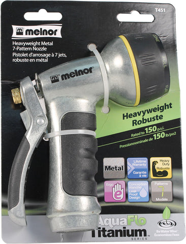 Melnor Inc P-Aquaflo Titanium Heavyweight 7-pattern Nozzle