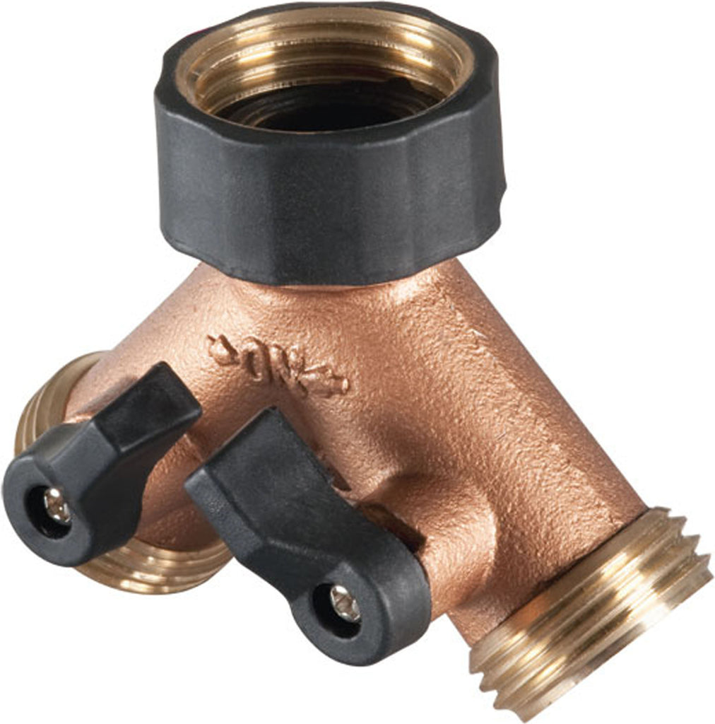 Melnor Inc P-Brass 2 Way Hose Valve