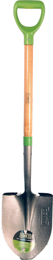 The Ames Company        P - Round Point Shovel With Ergo D-grip Ash Handle