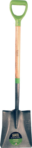 The Ames Company        P - Square Point Shovel With Ergo D-grip Ash Handle